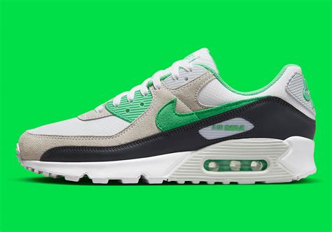 nike air wit groen|Nike Air Max 90 White Spring Green Men's .